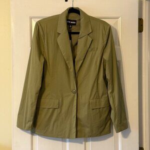 Steve Madden Women's Tati Poplin Blazer Olive Green. Size Small. New with tags.